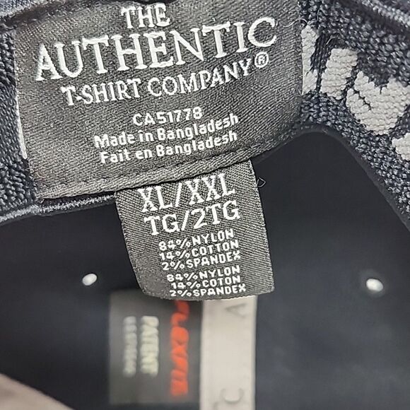 Rahfish Flexfit Black Red Hat The Authentic T-Shirt Company XL/XXL - Picture 8 of 12